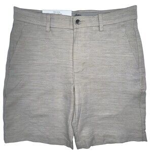 Callaway Mens Shorts Size 30 Tan 9" Opti Dri Golf Performance Stretch Wicking